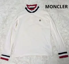 極美品 22SS⭐️MONCLER 長袖カットソー ブランドロゴ 白 XXXL MONCLER モンクレール レディース Tシャツ 長袖 ブランド ロンT