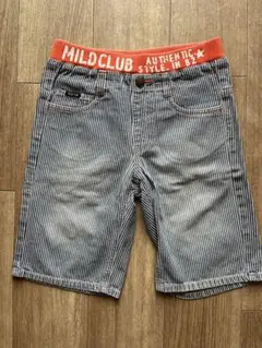 MILDCLUB ストライプ ハーフパンツ140