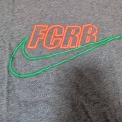 希少 NIKE FCRB Tシャツ グレー Lサイズ ネオン 説明必読のサムネイル