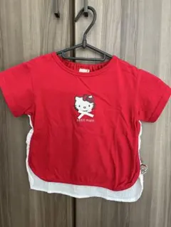 HELLO KITTY Tシャツ 100cm 赤