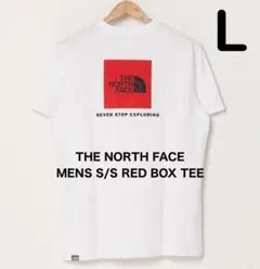 【L】THE NORTH FACE ノース RED BOX TEE Tシャツ 白