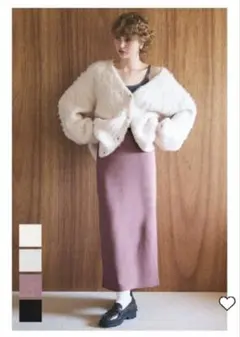 新品★coca ミラノリブナロースカート