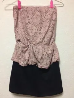 レディース ベアトップ ワンピース M 最終価格