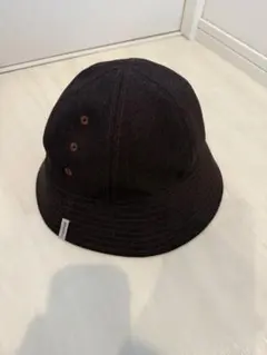 override ダークブラウン バケットハット