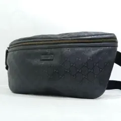 美品✨supreme スリング　ボディバッグ　 ウエストポーチ ブラック ブランド古着】ウエストバッグ ポーチ（ボディバッグ/ウエストポーチ