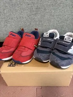 ★アシックス ニューバランス キッズスニーカー 2足セット 16cm