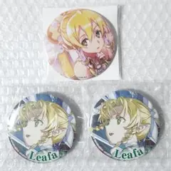 SAO ソードアート・オンライン 特典 缶バッジ リーファ 3点