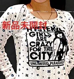 ★新品未開封★完売商品★ヒステリックグラマー　襟周りピコレース　総柄ロンT