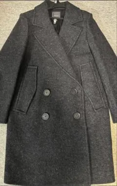 ☆Theory☆ダークグレー☆ダブルブレストケープコート☆Ｓ