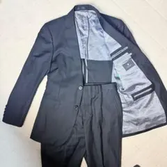 BLACK labelブラック ストライプ ビジネススーツパンツセット