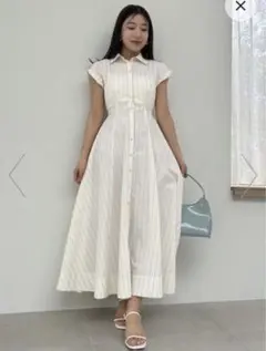 スナイデル　Sustainableビスチェコンビシャツワンピース