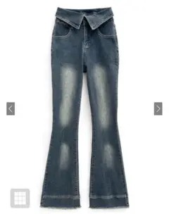 GRL フレアデニムパンツxs