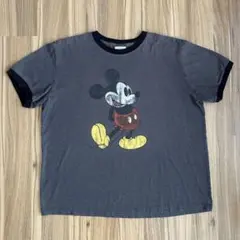 90s 00s Walt Disney ミッキーマウス リンガーTシャツ XLのサムネイル