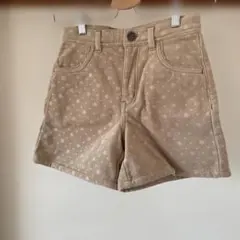 ROSE FANFAN ベージュ ドット柄 ショートパンツ