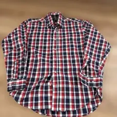 ZAUBER 長袖シャツ M 赤・青・白チェック