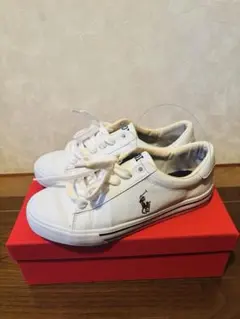 Polo Ralph Lauren ホワイト スニーカー　24.0cm