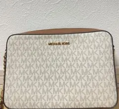 MICHAEL KORS ショルダーバッグ ホワイト/ブラウン