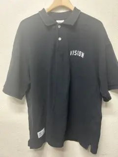 VISION STREET WEAR ブラック ポロシャツ M