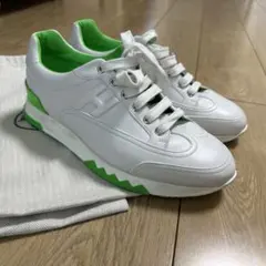 『希少』エルメス　本革スニーカー　トレイル　箱付きのサムネイル