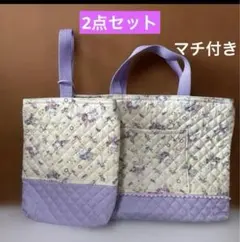 No.983 レッスンバック　2点セット　ユニコーン柄