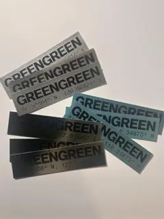 cortis greengreen ステッカー