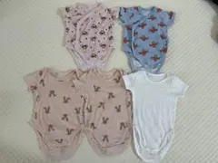 UNIQLO ユニクロ ベビー肌着 ロンパース 50-60サイズ 5枚セット