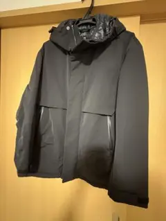 ユニクロ +J ハイブリッドダウンオーバーサイズパーカ Black 黒 サイズS