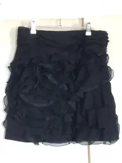 Beatriceベアトリス　ブラックスカート　シフォン　フリルのサムネイル