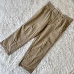 【CROCODILE】メンズ チノパン ベージュ ツータックのサムネイル