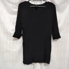WHITE HOUSE BLACK MARKET ブラックTシャツ Lサイズ