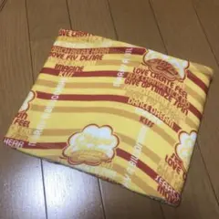 ネックウォーマー　チュッパチャプス　黄色