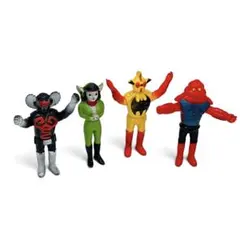 ★コレクター品放出 タカトク ブルマァク アクマイザー3 ミニソフビ 4体セットのサムネイル