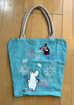 ムーミン 刺繍 トートバッグ