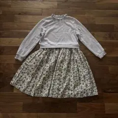 a.v.v 花柄スカート ワンピース 140