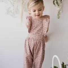 ジェイミーケイJamie Kay フラワープリント サロペット 5Yのサムネイル