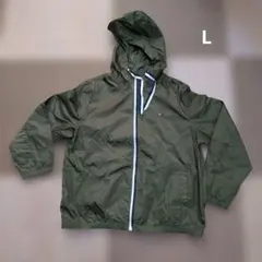 TOMMY HILFIGER DENIMフード付きナイロンジャケット L