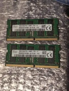 DDR4メモリ16GB（2枚32GB) ECC ワークステーションサーバー用 - メルカリ