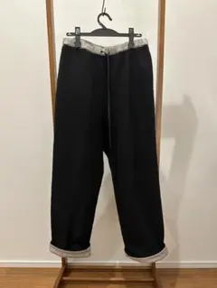 希少12ss Digawel 切り替えサルエルスラックスパンツ 3 ディガウェル
