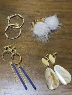 3coins スリーコインズ イヤリング セット まとめ売り