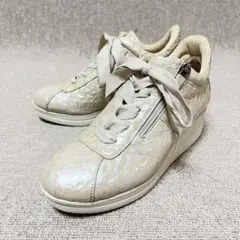 BeauFort コンフォートシューズ ウェッジソール サイドジップ 22.0㎝