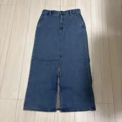 GU デニムタイトスカート Lサイズ ダークブルー
