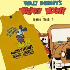 ディズニー公式 Mickey Mouse ミッキーマウス タンクトップ M 古着のサムネイル