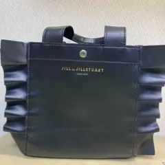 JILL by JILLSTUART 黒 フリル付きハンドバッグ