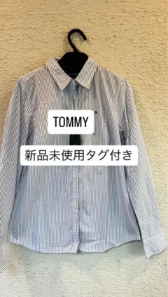 ［新品］TOMMY ストライプ 長袖シャツ