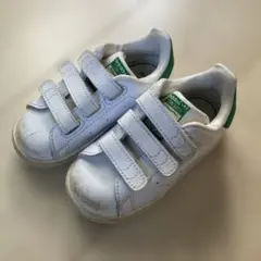 adidas アディダス　スタンスミス　ホワイト/グリーン　13.5㎝
