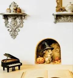 ハロウィンねずみのウォールステッカー