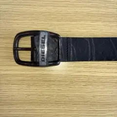 ミルク様専用DIESEL ブラックベルト 100%牛革製