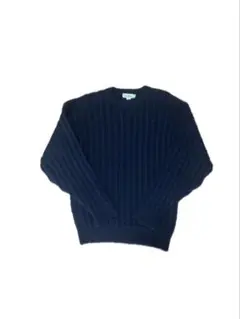 L.L.Bean 80s ケーブルニットセーター ネイビー メンズ