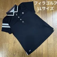 フィラゴルフ♡大きいサイズ　ゴルフポロシャツ　ブラック