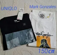 マークゴンザレス　ユニクロ　スターウォーズ　Tシャツ×２枚　150㎝☆新品のサムネイル